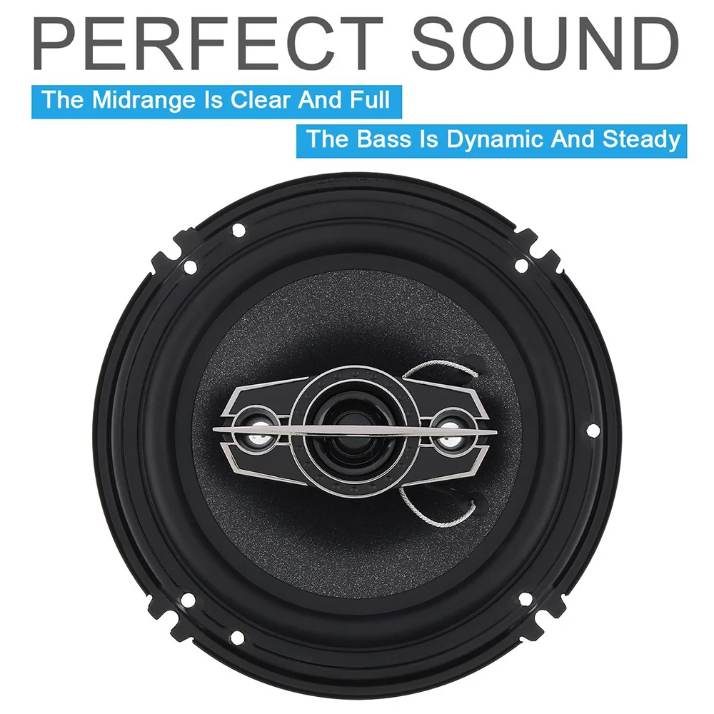 Haut-parleur coaxial de 6,5 pouces pour modification de haut-parleur audio de voiture max 600W pour toutes les voitures