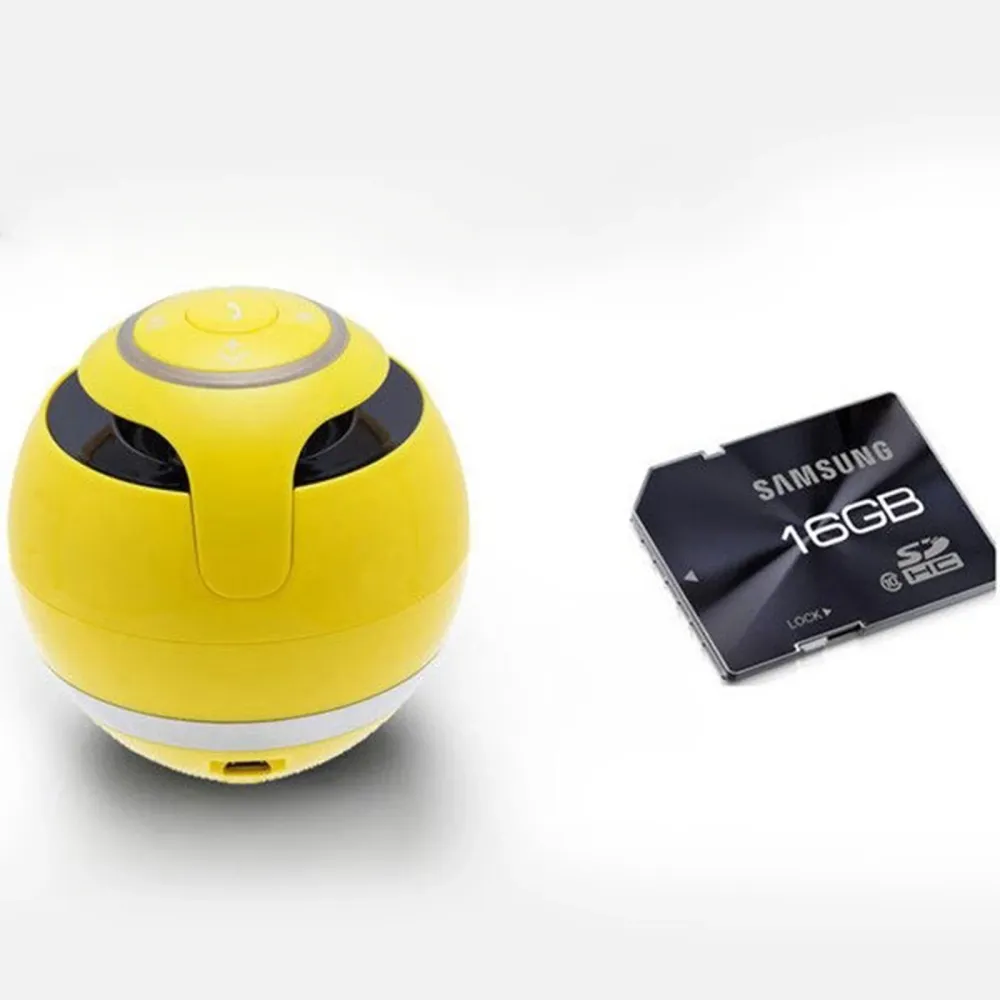 TD® haut-parleur sans fil Bluetooth, portable petit son, mini-lumières colorées, plug- extérieur subwoofer voiture