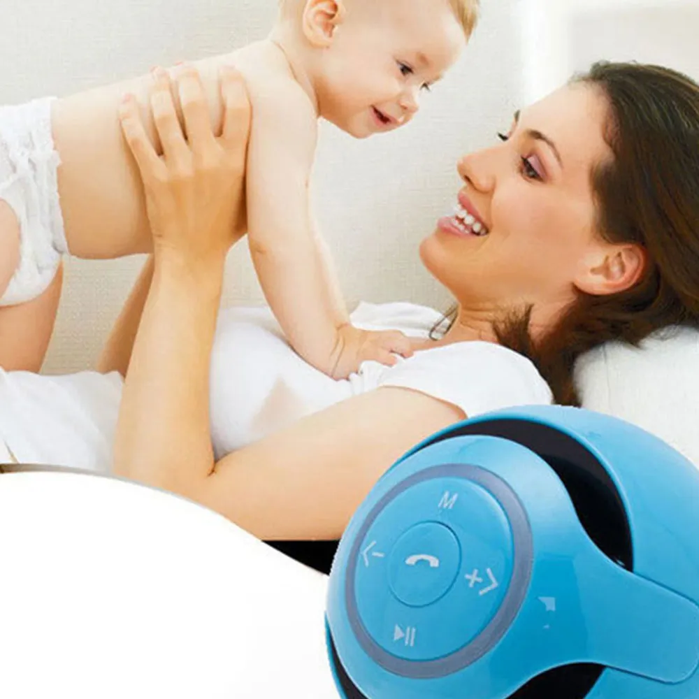 TD® haut-parleur sans fil Bluetooth, portable petit son, mini-lumières colorées, plug- extérieur subwoofer voiture