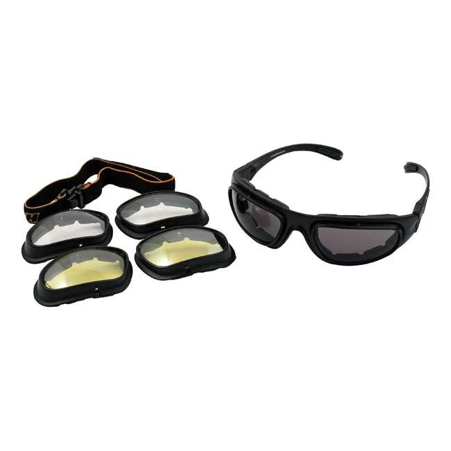 Helly Lunettes de moto Biker Shades Eagle Convertible