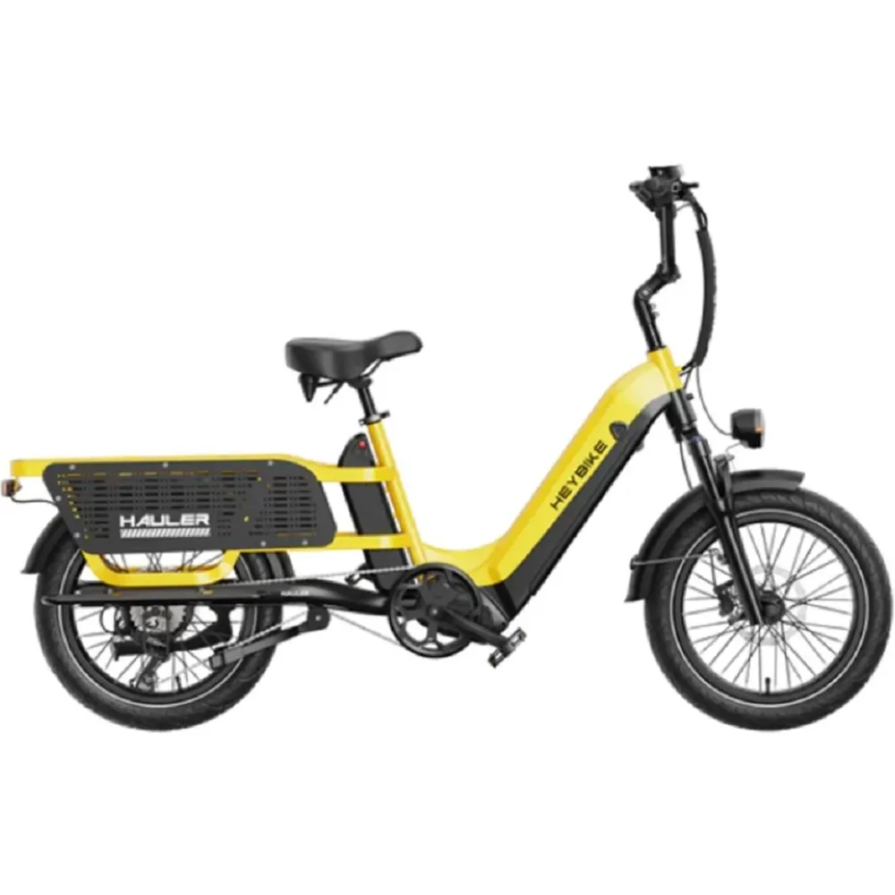 HeyBike, Hauler, Vélo Électrique (48 Volts) (18Ah) (750 Watts) (1400 Crête) Yellow