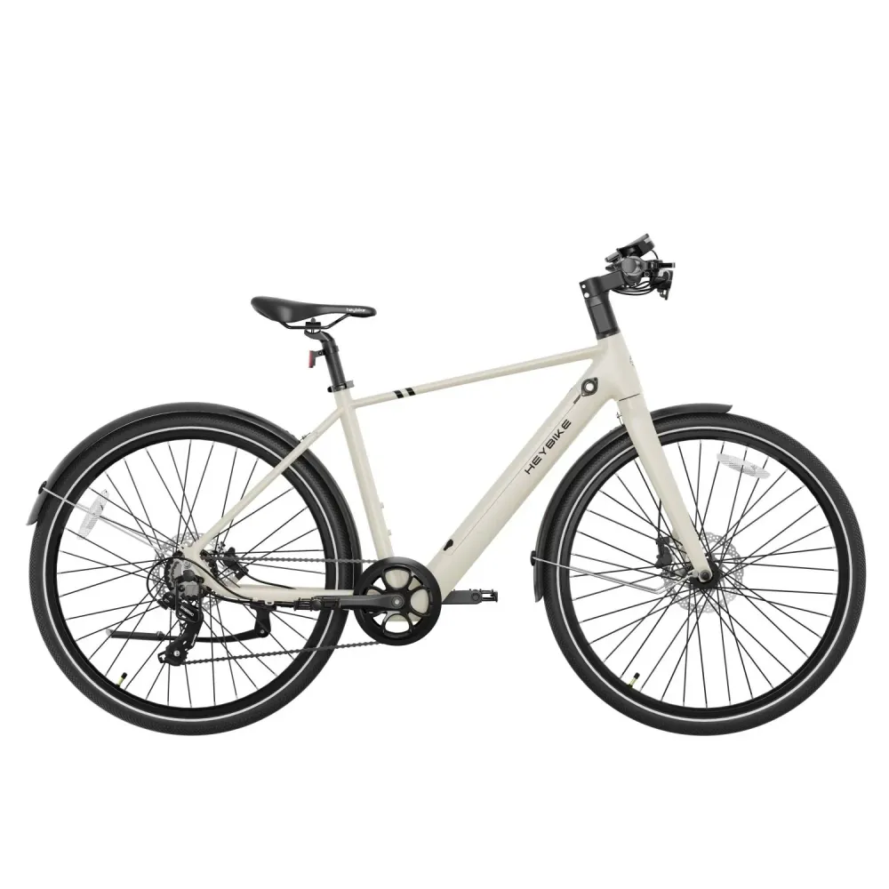 Vélo Électrique Heybike EC1 L - Moteur 250W Batterie 36V10Ah Assisté Autonomie 100KM Freins à Disque Hydrauliques - Beurre...