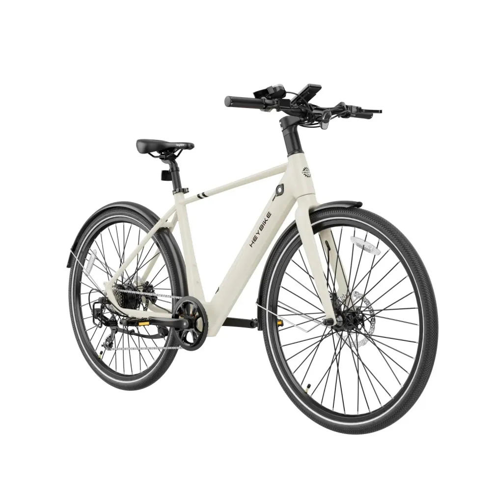Vélo Électrique Heybike EC1 L - Moteur 250W Batterie 36V10Ah Assisté Autonomie 100KM Freins à Disque Hydrauliques - Beurre...