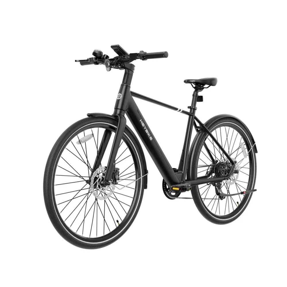 Vélo Électrique Heybike EC1 M - Moteur 250W Batterie 36V10Ah Assisté Autonomie 100KM Freins à Disque Hydrauliques - Noir