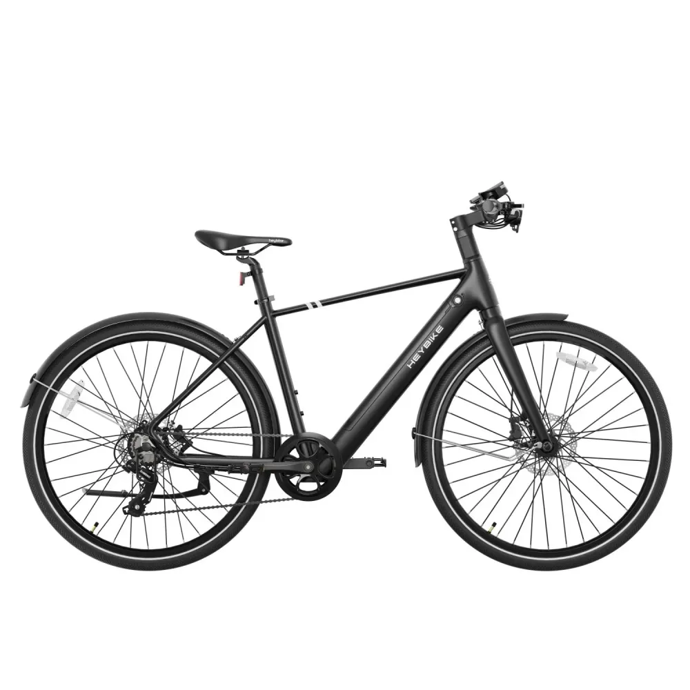 Vélo Électrique Heybike EC1 M - Moteur 250W Batterie 36V10Ah Assisté Autonomie 100KM Freins à Disque Hydrauliques - Noir