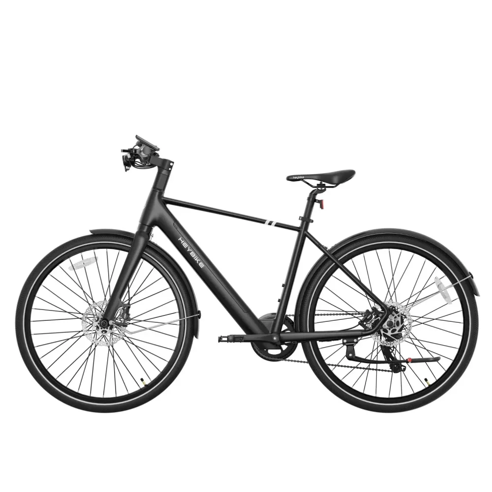 Vélo Électrique Heybike EC1 M - Moteur 250W Batterie 36V10Ah Assisté Autonomie 100KM Freins à Disque Hydrauliques - Noir