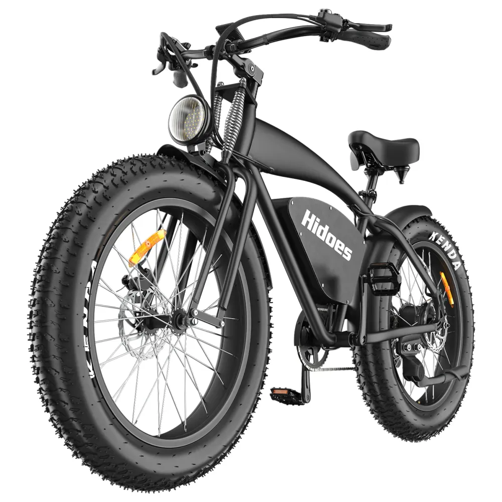 Vélo Électrique Hidoes HD-B3 - Moteur 1200W Batterie 48V18.2AH Pneus de 26 Pouces - Noir