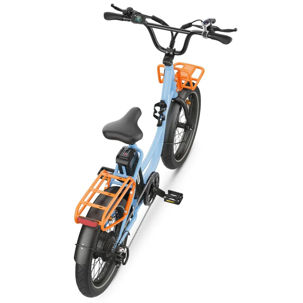 Vélo Électrique Hidoes HD-C6 - Moteur 250W Batterie 36V13AH Roues de 20 Pouces Freins à Disque - Bleu