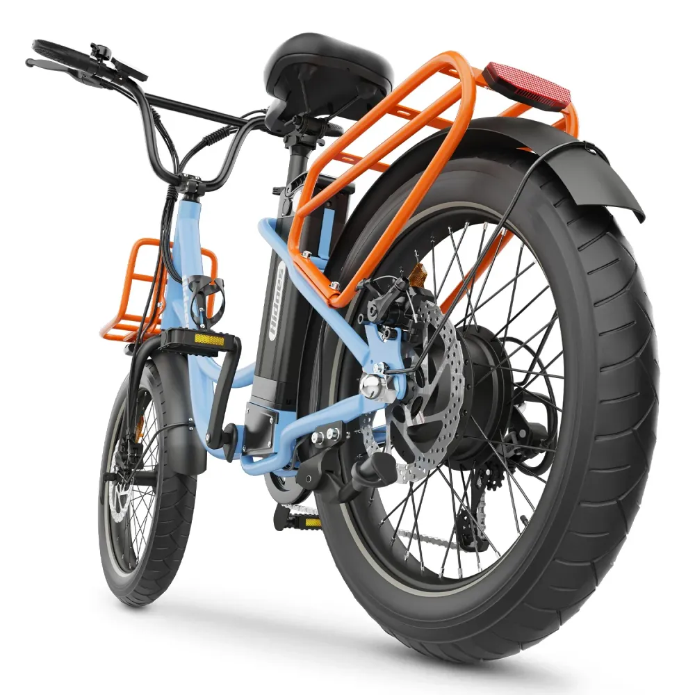 Vélo Électrique Hidoes HD-C6 - Moteur 250W Batterie 36V13AH Roues de 20 Pouces Freins à Disque - Bleu