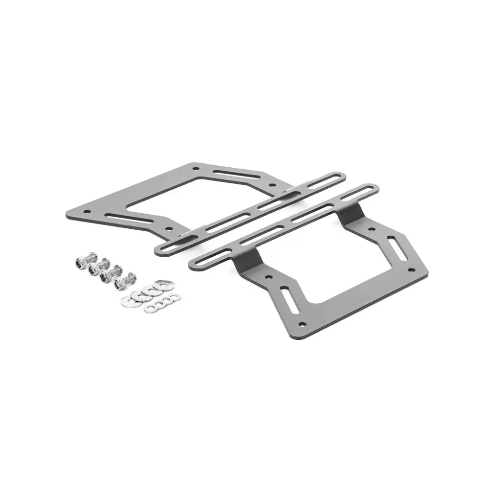 Highway Hawk Kit de support universel pour sacoches de moto, noir