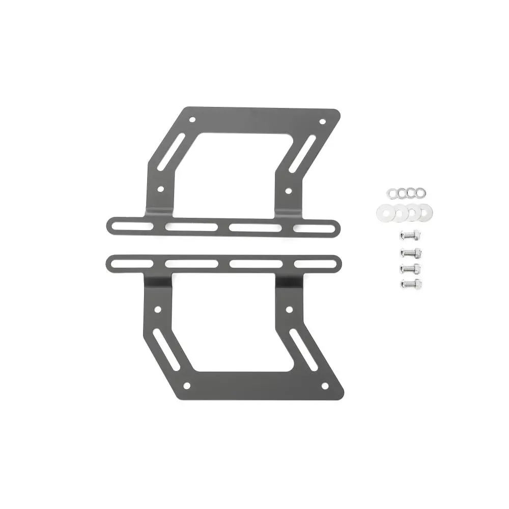 Highway Hawk Kit de support universel pour sacoches de moto, noir