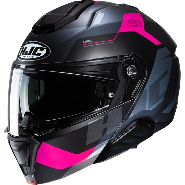 HJC i91 Carst - Casque de Moto Modulaire Gray