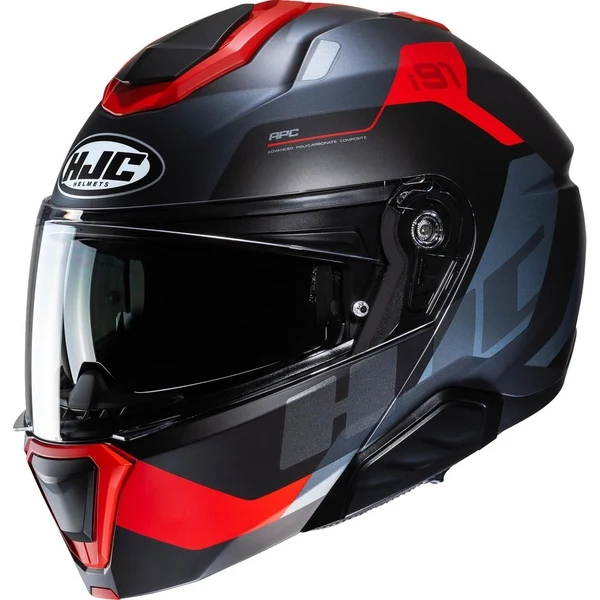 HJC i91 Carst - Casque de Moto Modulaire Gray
