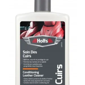 Holts Soin des Cuirs 475ml - Nettoyage et Protection Profonde pour Cuirs de Voiture, Meubles et Accessoires