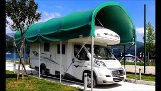 Housse en acier et PVC pour camping-car et moto – Protection professionnelle