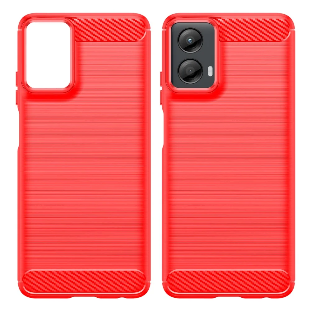Housse Carbon Flex Motorola Moto G 5G (2024) - Rouge