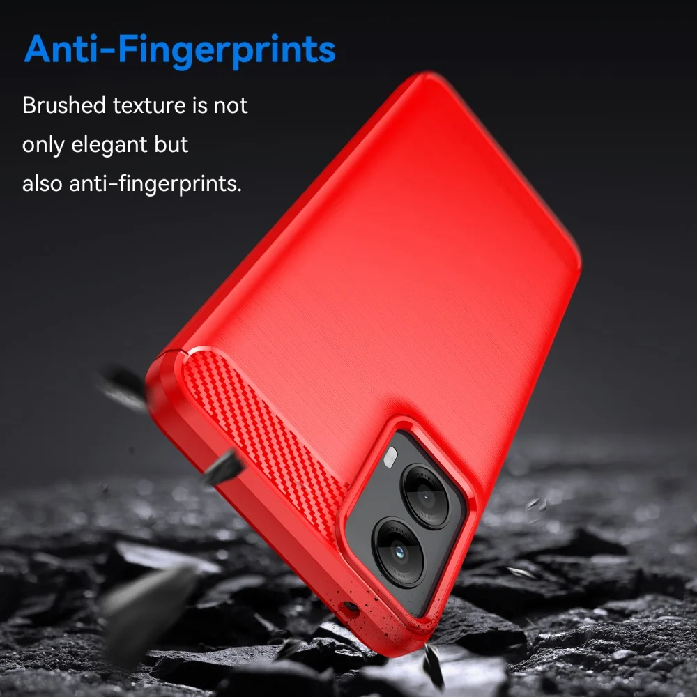 Housse Carbon Flex Motorola Moto G 5G (2024) - Rouge