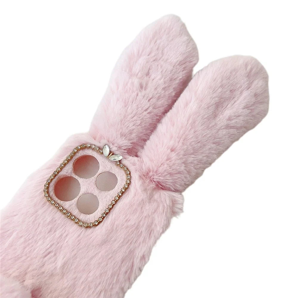 Housse Motorola Moto G86 Fluffy Rabbit - Rose