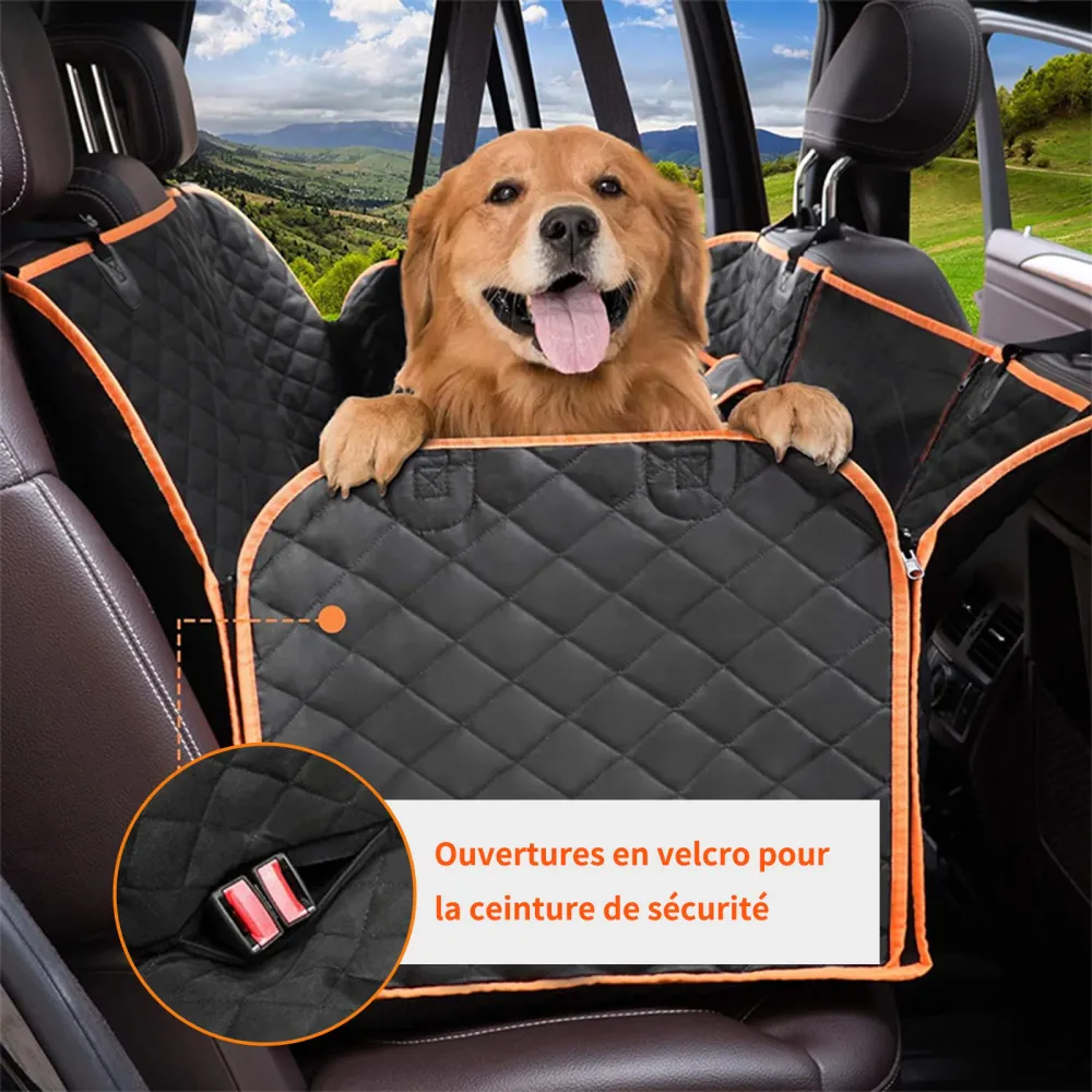 Housse de siège arrière de voiture pour animaux de compagnie Housse de hamac imperméable pour siège arrière de voiture pou...