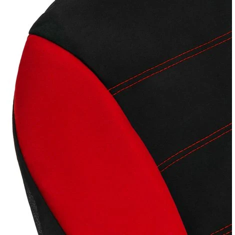 TD® Housse de Siège de Voiture Accessoires de voiture Intérieur Housse de voiture de style universel - Rouge/Noir
