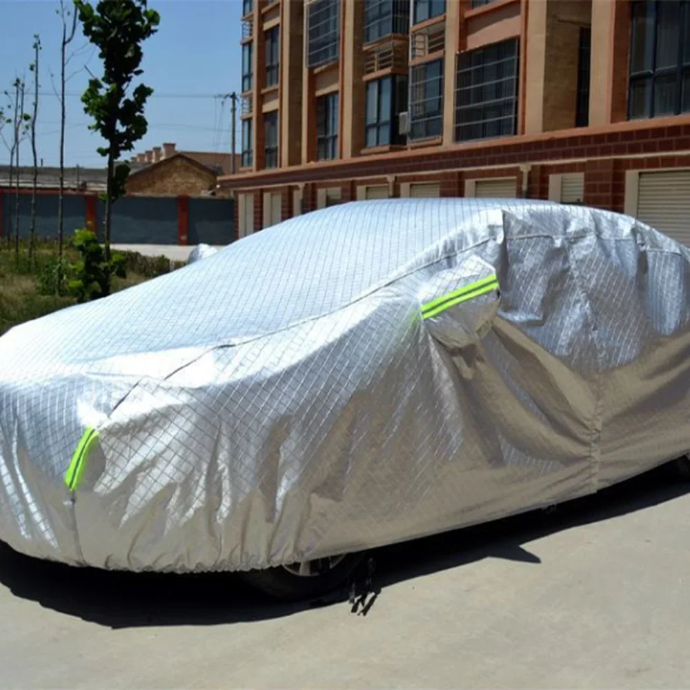 Housse de voiture en velours de coton épaissi pour VW ID.4 2021–2025
