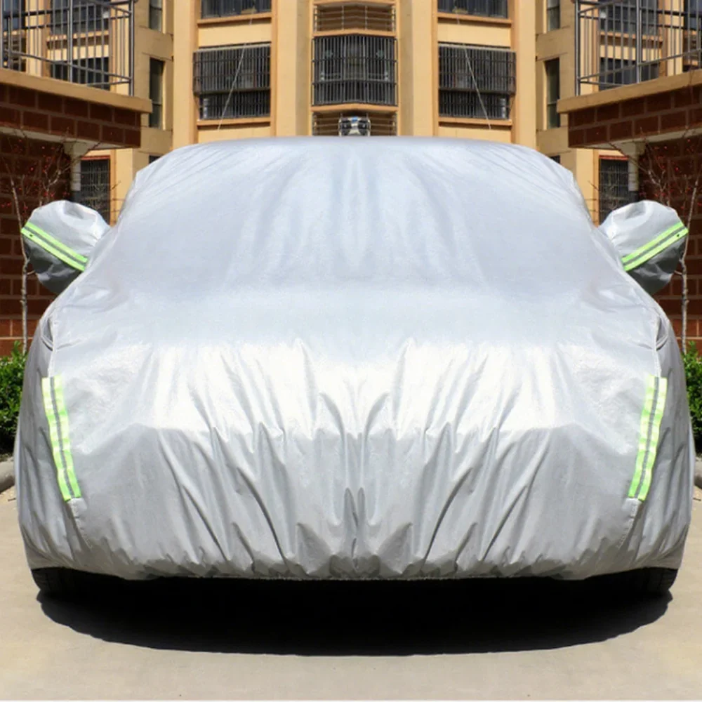Housse de voiture en velours de coton épaissi pour VW ID.4 2021–2025