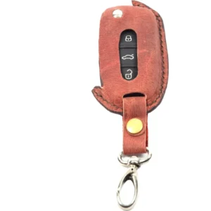 Housse de clé Volkswagen faite à la main | Étui à clés en cuir | housse de protection | clé de voiture