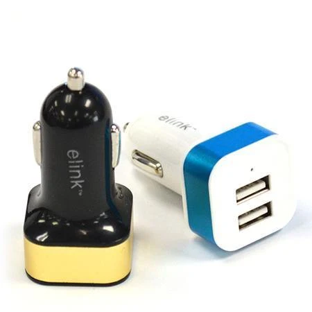 elink Chargeur pour la Voiture 3.1A 2 Ports USB 2.5po VRT HRS