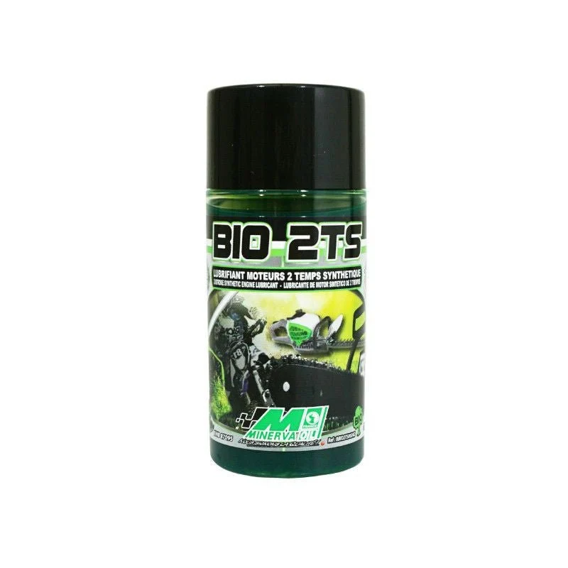 HUILE MOTEUR 2 TEMPS MINERVA 50 BOITE/MOTO 2TS 100% SYNTHESE, BIO DEGRADABLE (DOSETTE 125 ml - 1 DOSETTE POUR 5L DE CARBUR...