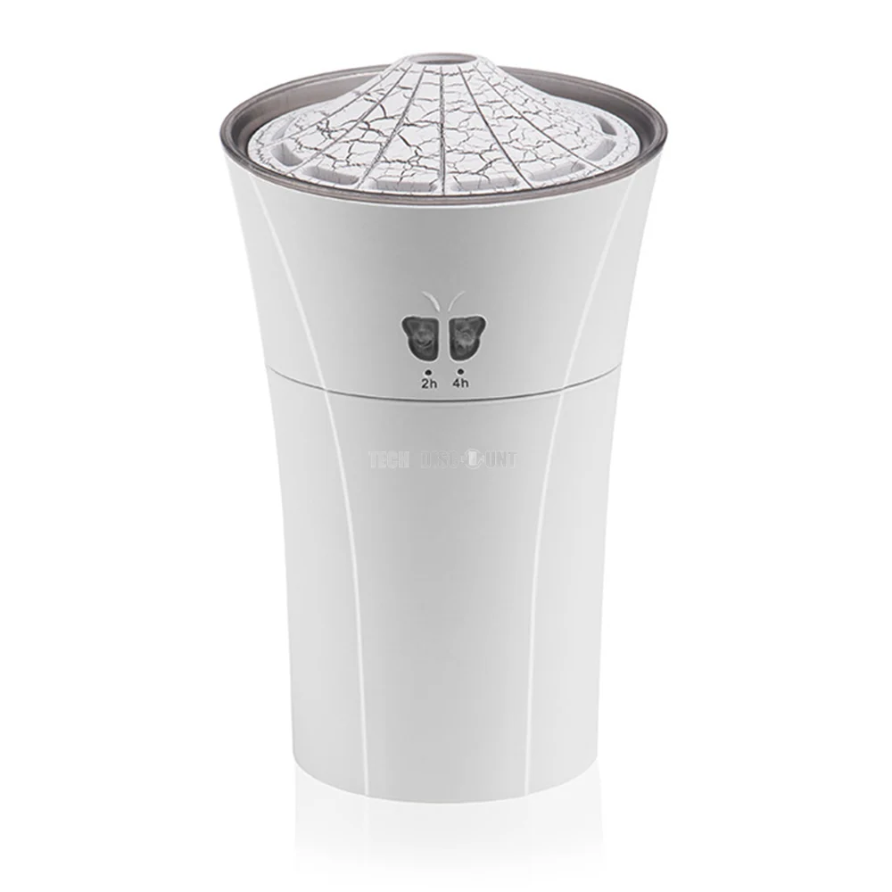 Humidificateur d'air pour voiture, forme de torche, sept couleurs, lumière ambiante, purification de l'air, aromathérapie,...