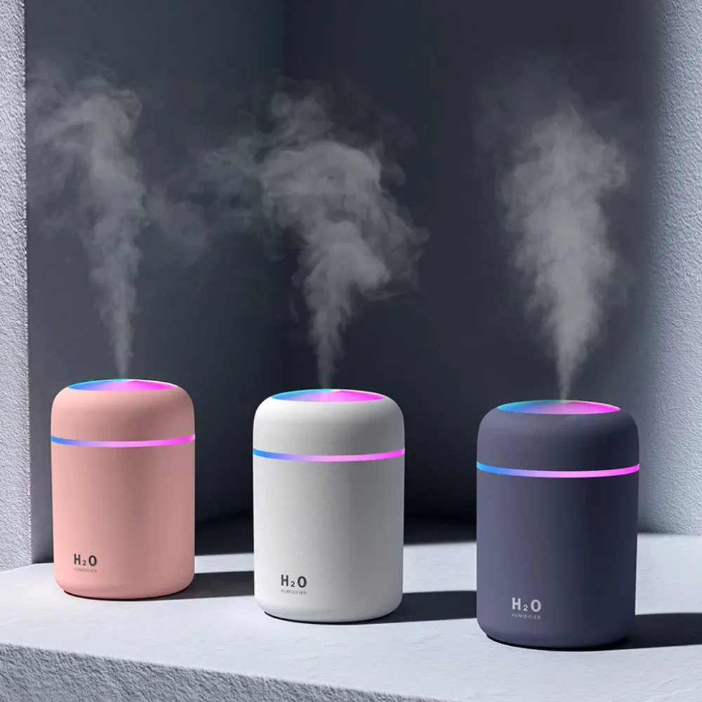 Humidificateur Portable Blanc pour Voiture