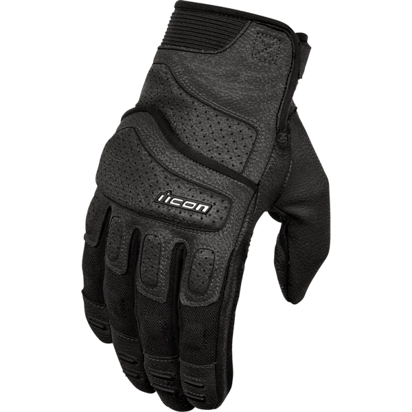 Icon Superduty3 - Gants de Moto pour Femme Black