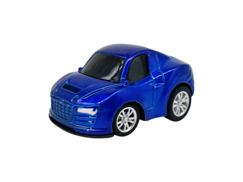 Voiture bleue à friction Inconnu
