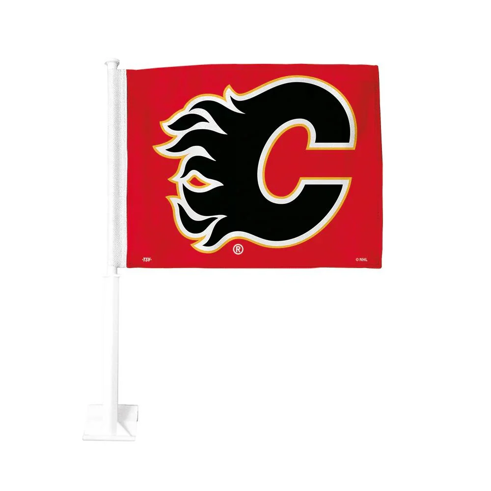 Drapeau Double Face Pour Voiture NHL De Inglasco - Calgary Flames