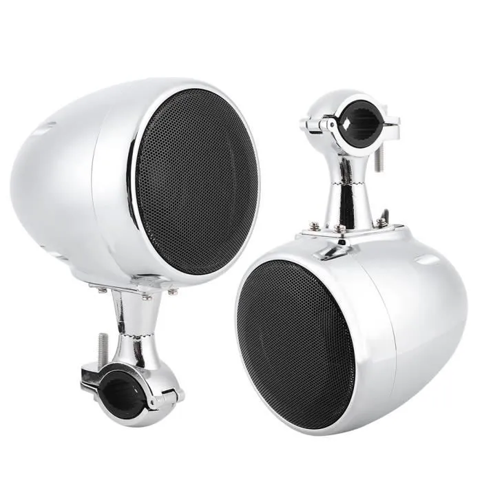 INN® Haut de gamme Harley 4 pouces moto de haute qualité Bluetooth stéréo double canal haut-parleur clair lecture de sonor...