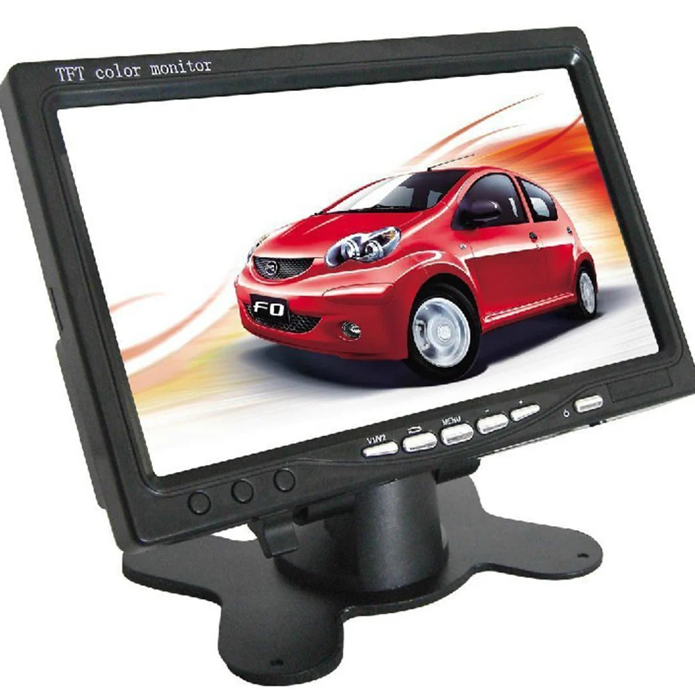 INN® Moniteur de bureau de voiture 7 pouces moniteur d'interface aviation support de coque moniteur caméra de recul de séc...
