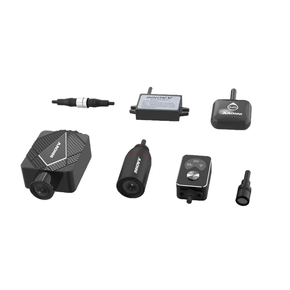 Innovv K5 2CH Dual True 4K Wifi GPS dashcam pour moto