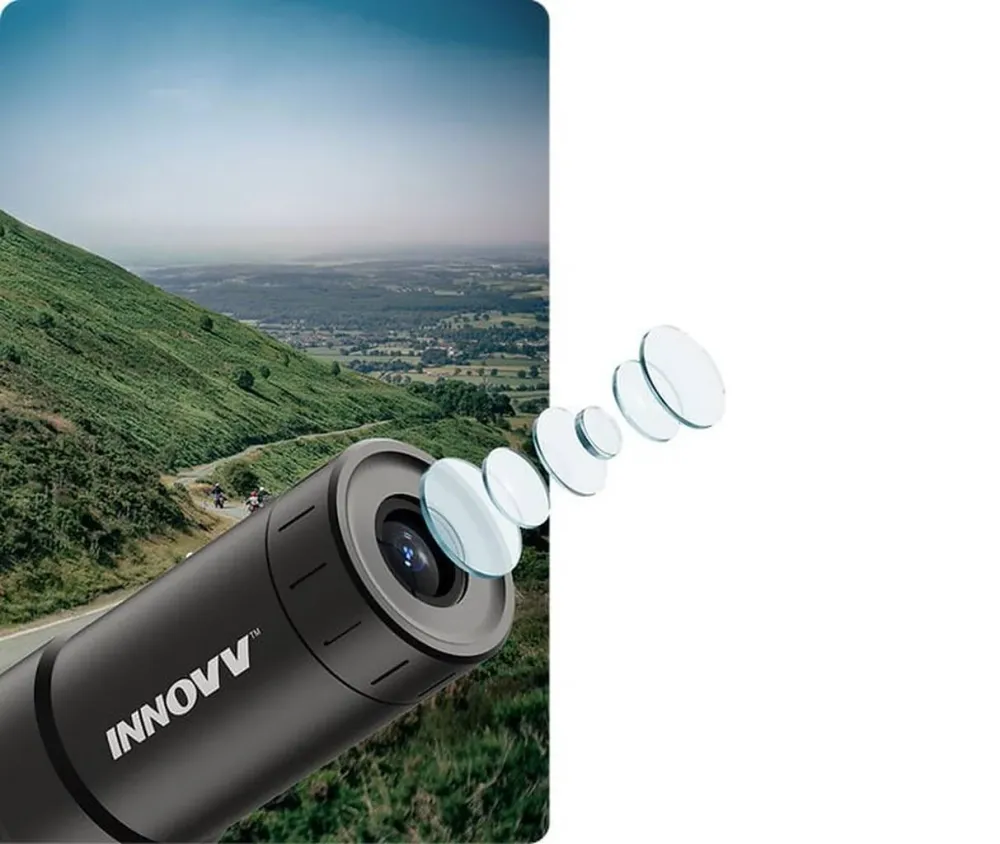Innovv K6 2CH Dual Wifi 2K dashcam pour moto