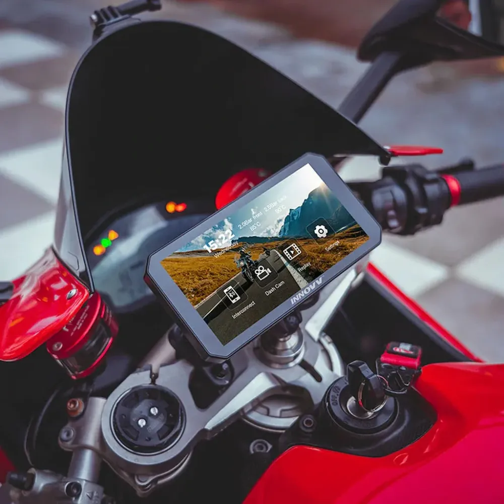 Innovv N1 Pro 2CH Wifi GPS Carplay moniteur et dashcam pour moto