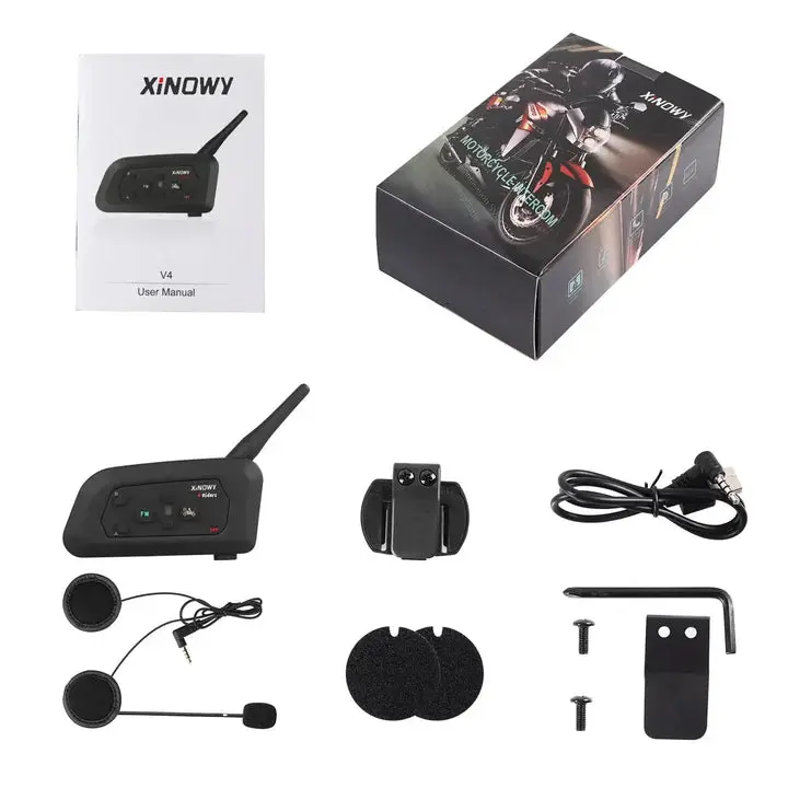 Intercom Casque Moto V4 HLT PRO