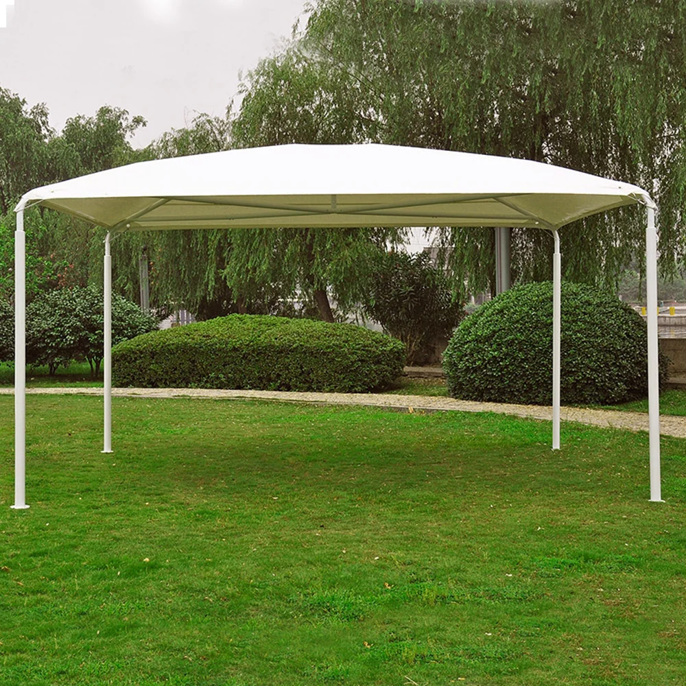 Abri voiture acier carport autoporté monoplace 3.5 x 5 x 3.15m Interouge