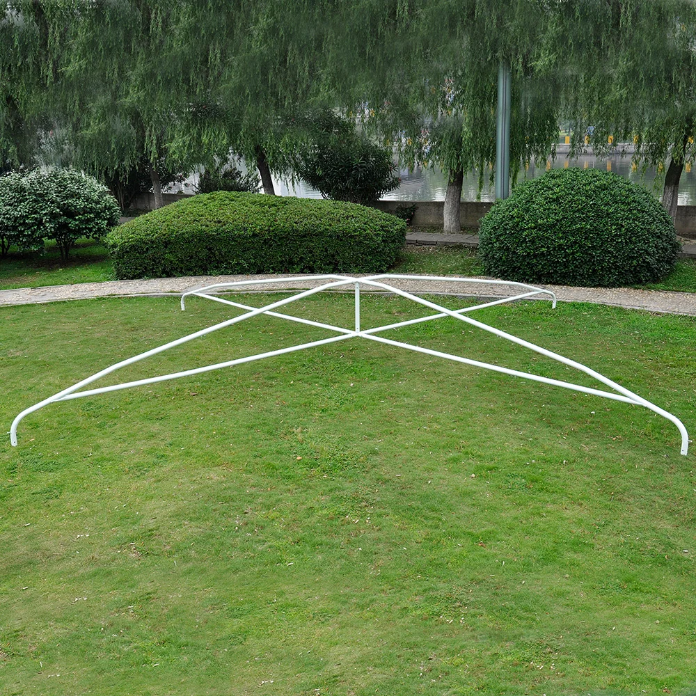 Abri voiture acier carport autoporté monoplace 3.5 x 5 x 3.15m Interouge