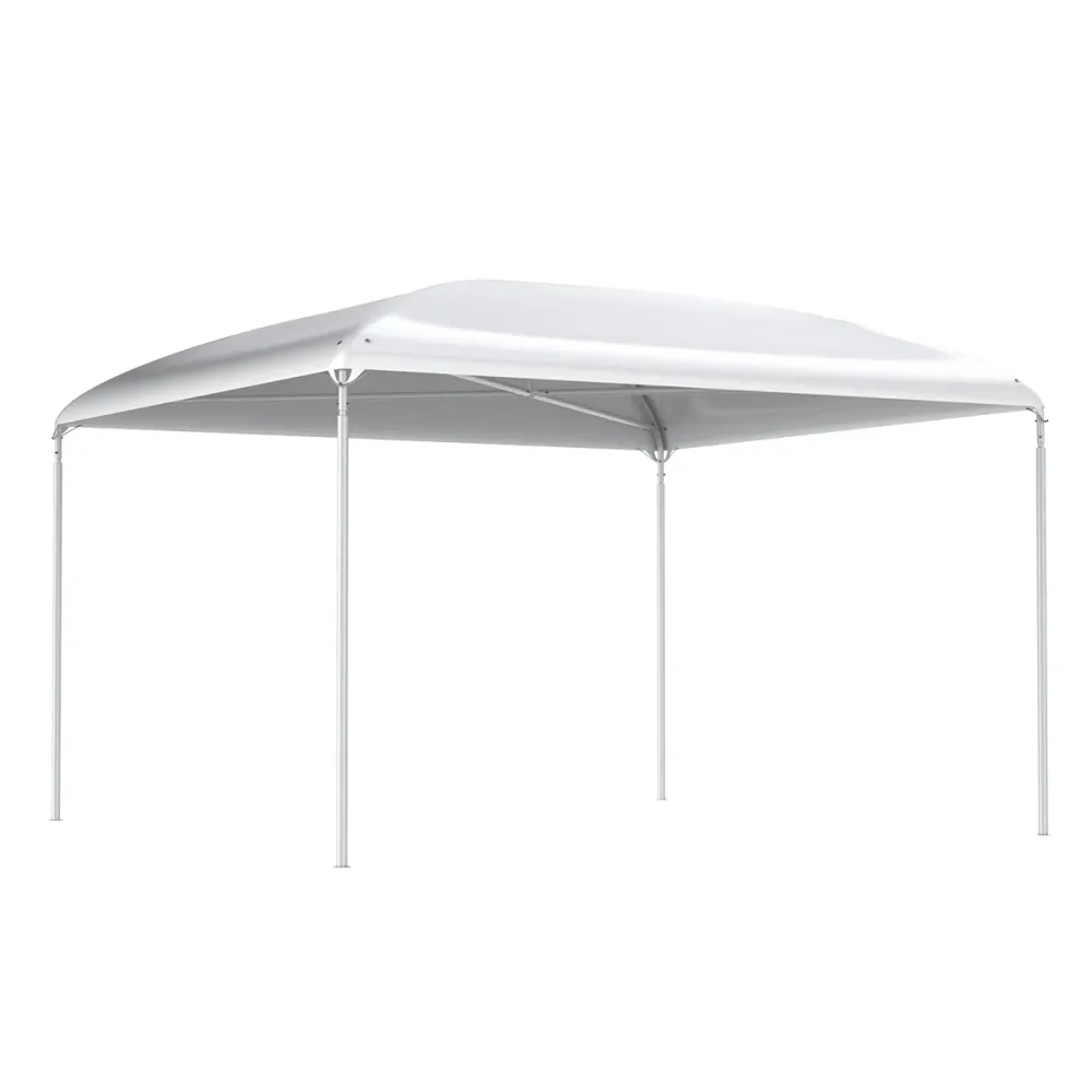 Abri voiture caravane carport biplace PRO 5.5 x 6 x 3.2m Interouge