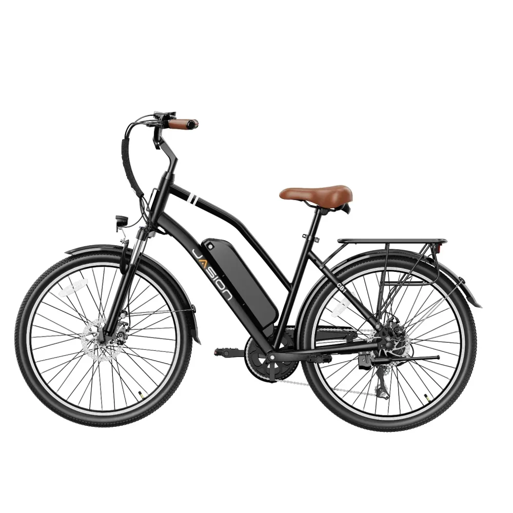 Vélo électrique JASION CB1 – 500W Batterie 36V12.5Ah Pneus 27.5 Pouces Freins à Disque - Noir