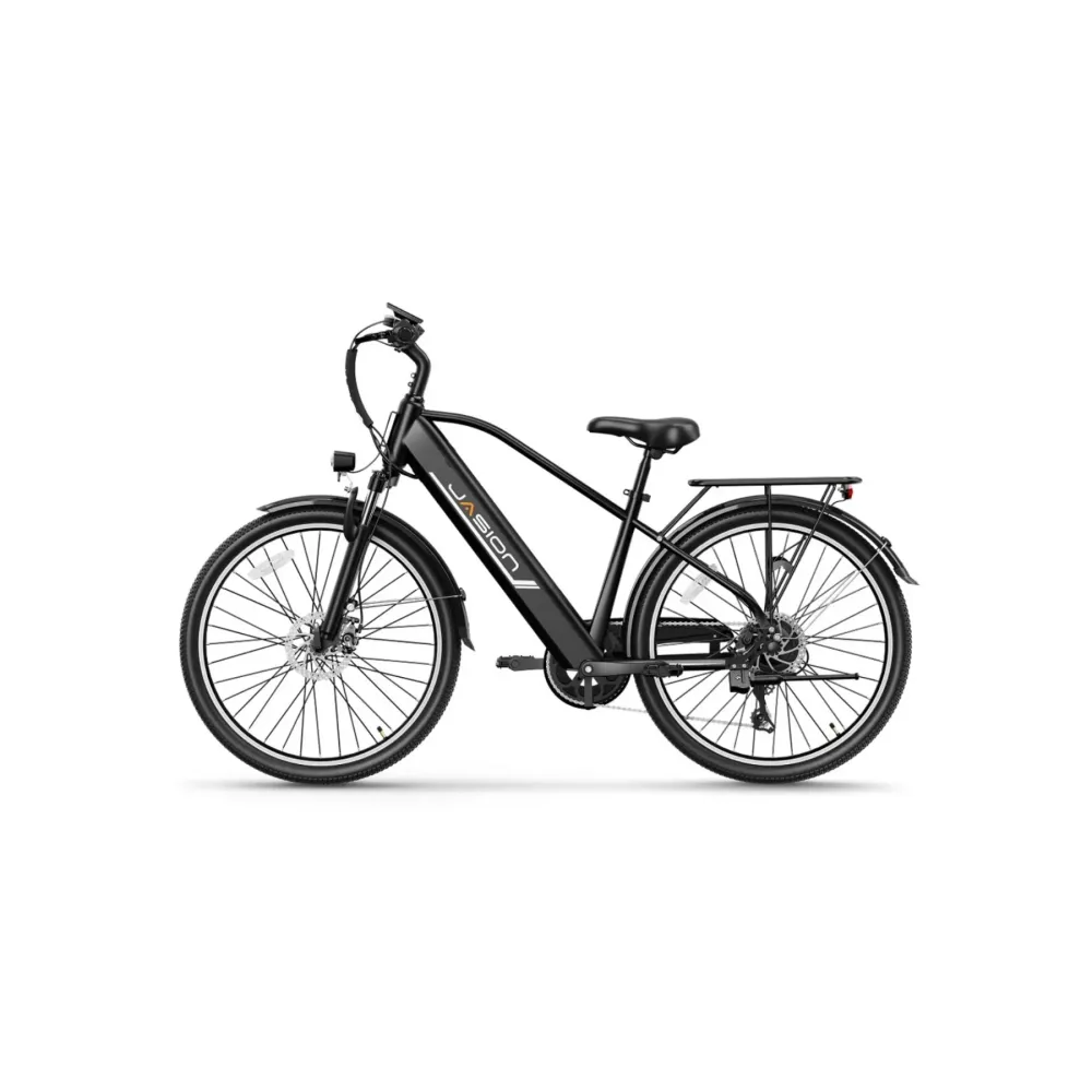 Vélo Électrique JASION EB5 Roamer - Moteur 500W Batterie 48V10AH Pneus De 26 Pouces Freins à Disque - Noir