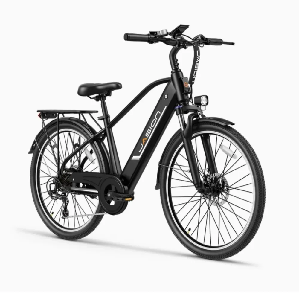 Vélo Électrique JASION EB5 Roamer - Moteur 500W Batterie 48V10AH Pneus De 26 Pouces Freins à Disque - Noir