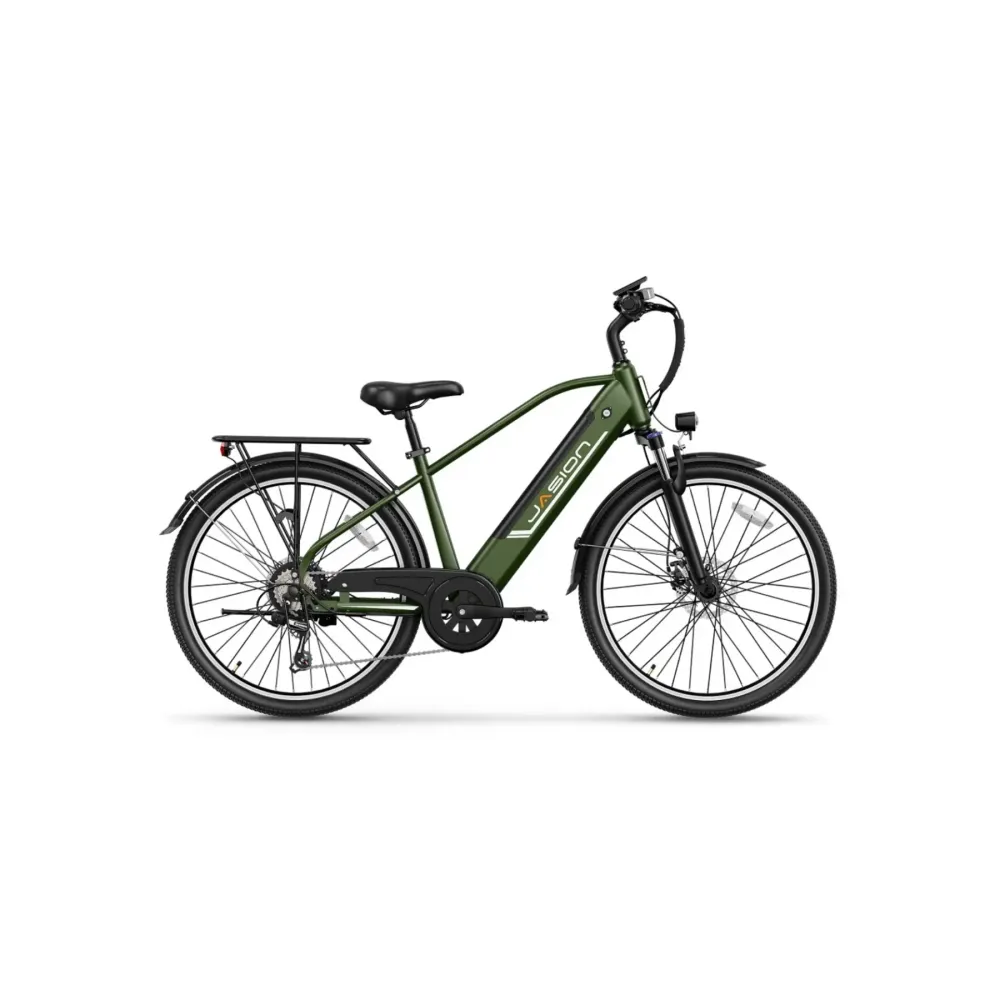 Vélo Électrique JASION EB5 Roamer - Moteur 500W Batterie 48V10AH Pneus De 26 Pouces Freins à Disque - Vert