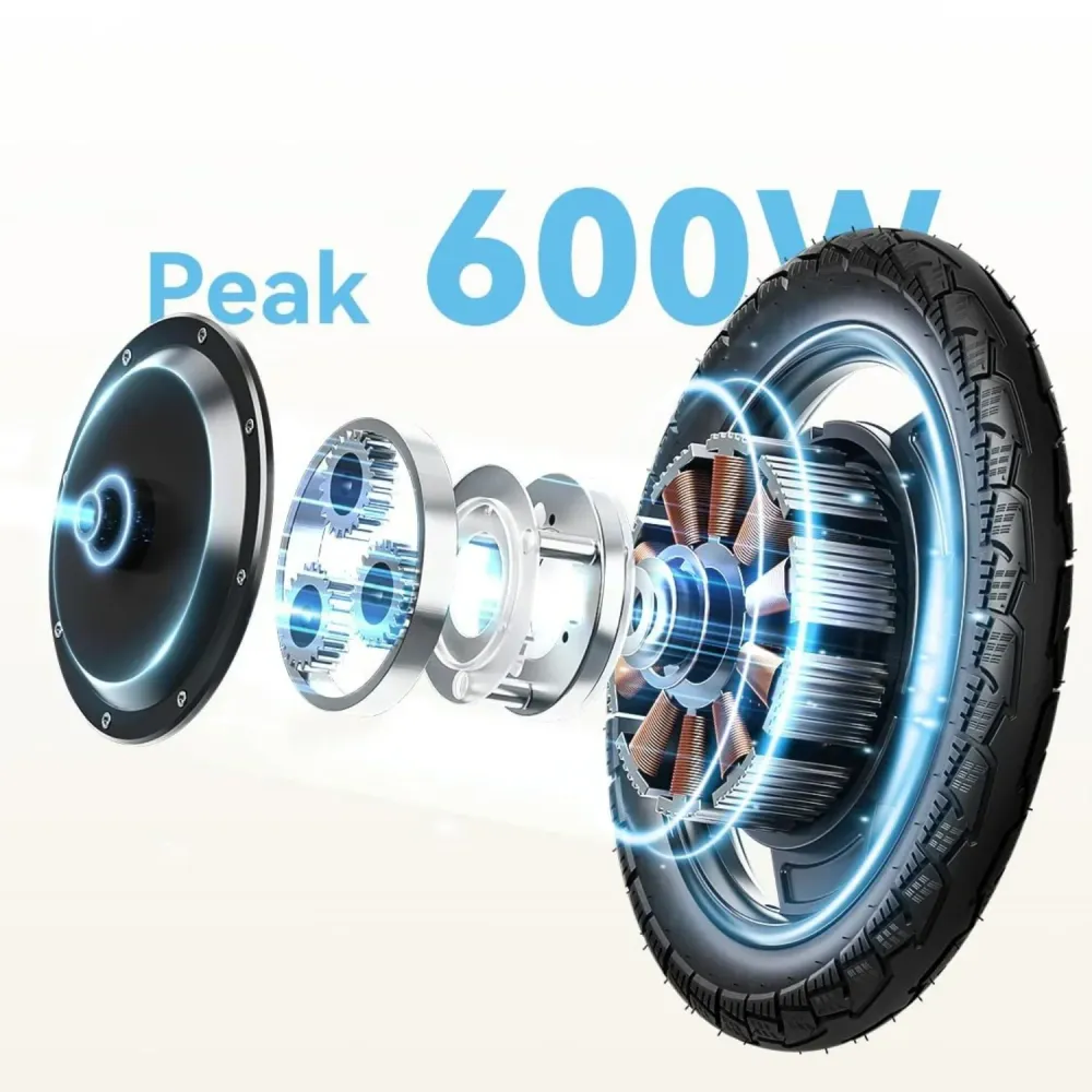 Vélo électrique JASION JC1 – 250W Batterie 36V5.2Ah Pneus 14 Pouces Freins à Disque - Gris