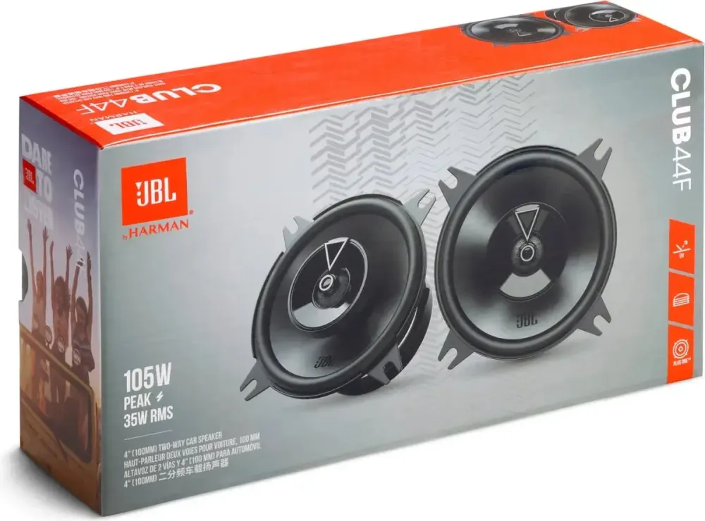 JBL CLUB 44F – Haut-parleurs coaxiaux 2 voies 10 cm pour voiture
