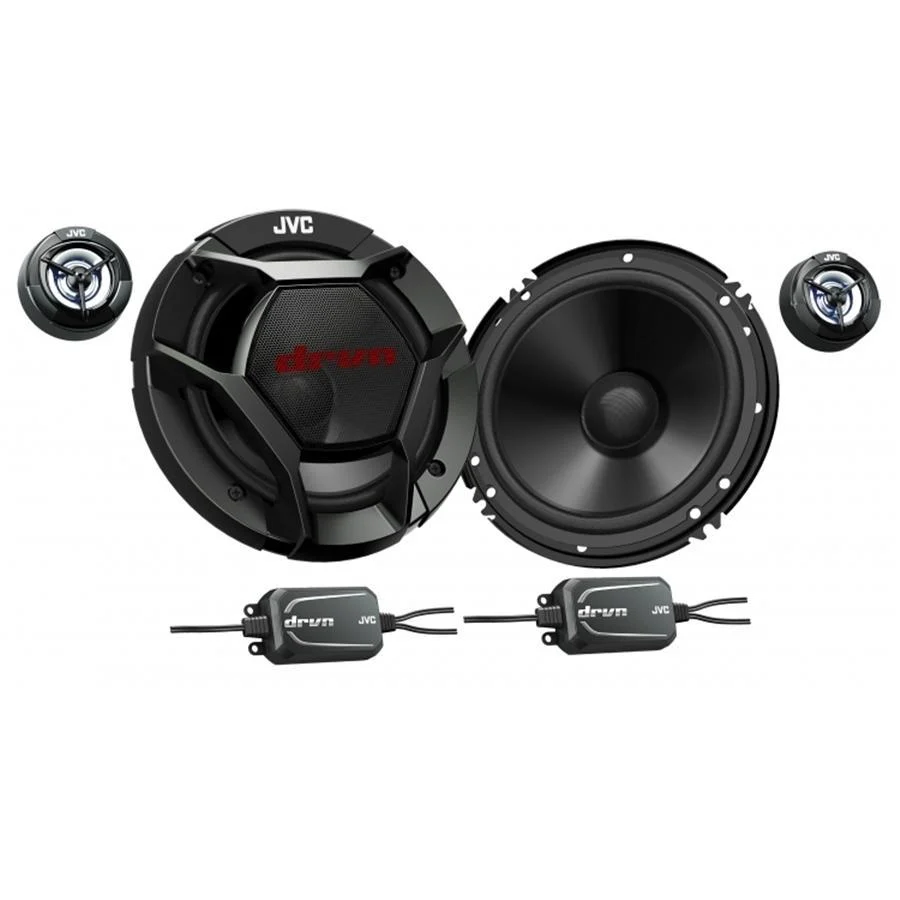 JVC CS-DR601C Haut-Parleurs Composant Bidirectionnels 6-1 / 2 "/ Puissance Max. 360W, Pour Voiture, Noir